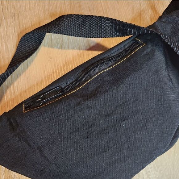 90s Beltbag Fanny Pack Nylon Pockets Buckles Fall Belt Bag Crossbody Sling - Picture 3 of 9